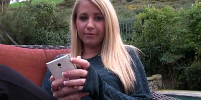 Fed Up Blonde Stepsister Cheats On Boyfriend With Older Wiser Stepbrother