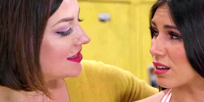 Two lovely ladies were up for a little bit of pussy licking in a classroom