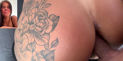 Homemade ANAL Fuck in Stockings with Creampie