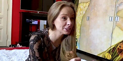 Hot MILF Throatpied In POV Blowjob Homevideo