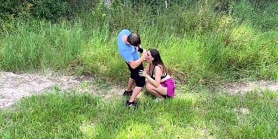 Hot Couple Voyeur Blowjob in Public ends in Big Ass Doggystyle Fucking with Perfect Thick Ass