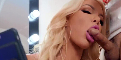 Busty blonde Nicolette Shea is ass-fucked in piledriver position