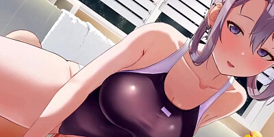 Lovely anime chick is begging her stepbrother for some hardcore action