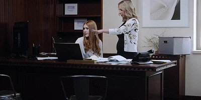 FreeUse Milf - Submissive Milfs With Huge Tits Bend Over The Desk For Their Boss To Pound Them