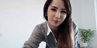 Hot Brunette Teen Need Stepfather Semen For Her Witchcraft Practice