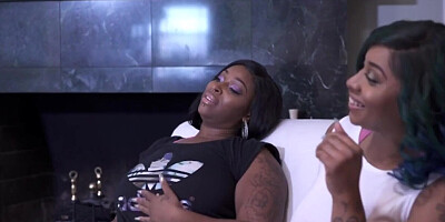 Cum thirsty ebony dolls are craving for some hard BBCs