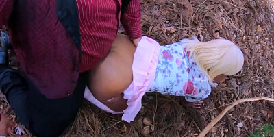 4k Quality Family Time with StepDaughter Msnovember Innocent Pussy, Lured into Forest for Sex, I Cum
