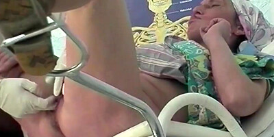 Hairy 92 years old granny rough fisted by a doctor