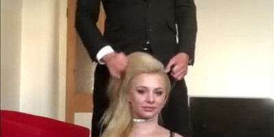 Blonde harlot loves submission and kinky sexual things like anal banging