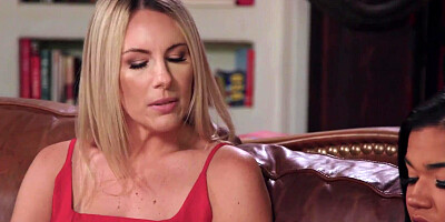 MOMMY'S GIRL - Petite Latina Summer Col Is Fucked By Her Stepmom Bunny Madison After Losing Her Job