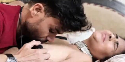 Indian babe with big tits having sex with teacher