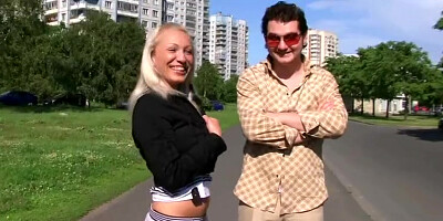 Sex on the beach with pickup blonde