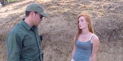 Teen Alex pounded by Border Patrol man