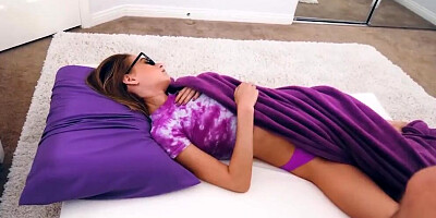 ADULT TIME Step-Sister Kyler Quinn POV Creampie with her Horny Step-Bro