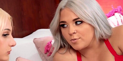 WebYoung Sexy Young College Girl Skylar Vox Pops the Cherry of her Stepsister