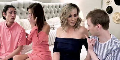 Alex Jett, Christy Love, David Lee & Lilly James in swinging 4some