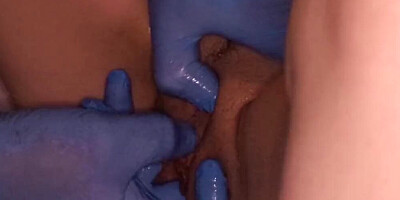 Lovely amateur babe gets her cherry teased in this close-up video