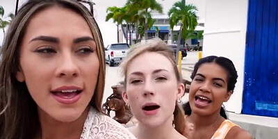 Maya Farrell, Mackenzie Mace and Stella Elle Fantasy Fest