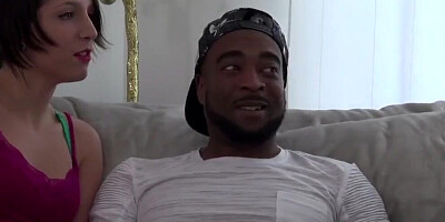 Black guy fucks his step sister