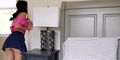 Stepdad caught watching porn by her step-daughter Kiley Jay