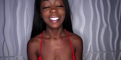 Tori Montana is wrapping her pinky cherry around dude's sausage