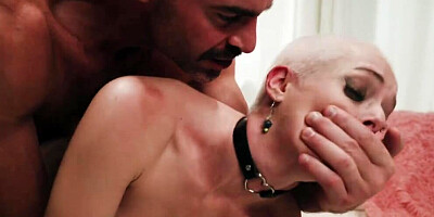 Short-haired Sidra Sage is fucked in face and cunt by a brute