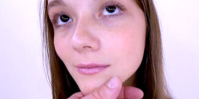 Petite cute teen teases big cock and rides it