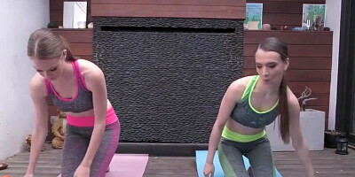 Ashley Lane And Izzy Lush - Spying On Stepsister Snatch