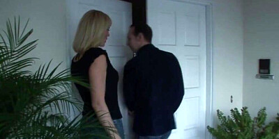 Cheating housewife Darryl Hanah is banging with husband's best friend