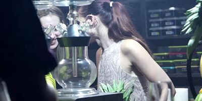 Amateur chick is picked up in public and asked to get naked