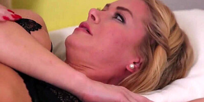 MommysGirl Cute Teen Gets Fingered by her Hot Stepmom after Cleaning her Room