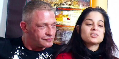 Tiny Step Daughter Taught to Fuck by German Mature Couple