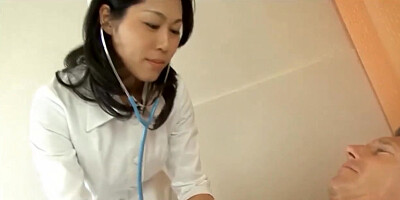 HD Asian Nurse get Anal DP from two Cock and Cum in Mouth