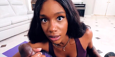 Lacey London Caught in Ripped Yoga Pants & Creampied by Step-Brother!