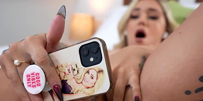 Blonde PAWG Stepsister is a Cam Slut! - Kali Roses