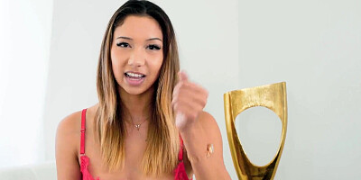 Throated - Asian Hot Babe Gets Roughly Face Fucked