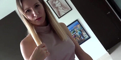 Astonishing blonde Desert Angel takes hard cock in homemade sex scene
