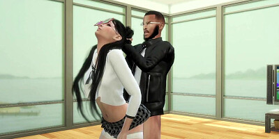 3D sex cartoon shows schoolgirl being fucked hard from behind