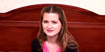 Thin Teen Takes a Fat 8 inch Dick