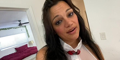 School Girl Needs Some Hardcore Teaching - Mona Azar