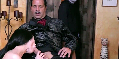 Kate Bloom & Audrey Noir are fucked at this cosplay sex orgy