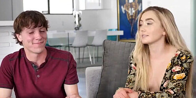 MYVERYFIRSTTIME First Time Step Sister Dakota Bleu Hooks Up With Step Bro