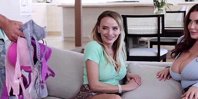 MILFs Natasha Nice and Pristine Edge are sharing a hard cock