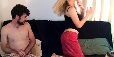 Stepbrother came in my Pussy while I was Talking on the Phone! Erin Electra