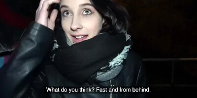 Public Agent Hot Czech Car Fuck after Public Blowjob makes Agents Cock Hard
