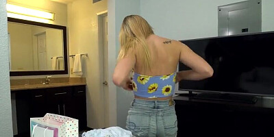 Isn't this Wrong? I don't know but it Feels Good Watching Stepsis Undress