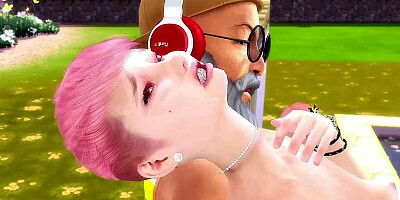 3D sex cartoon shows some horny girls getting fucked outside
