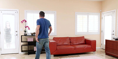 Pervy voyeur anal fucks his dominating neighbor