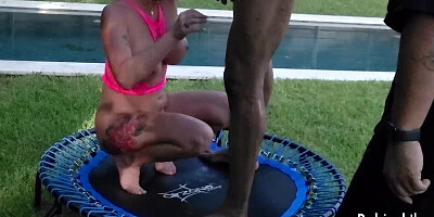 Huge Ass PAWG LollyDames Behind The Booty Interracial With BBC Jovan Jordan