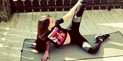 Step Brother Creampied Me During Morning Workout - Natalissa